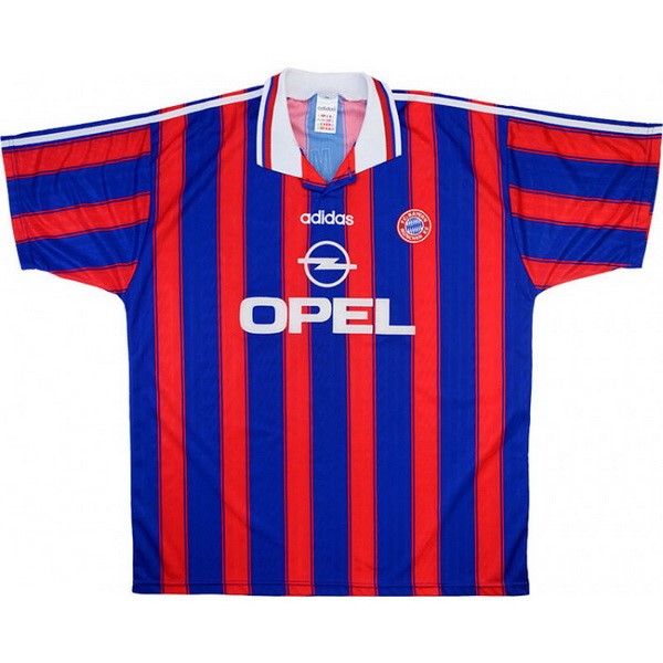 Camiseta Bayern Munich 1ª Retro 1995 1997 Azul Rojo